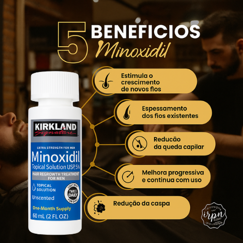 5 Benefícios do Minoxidil