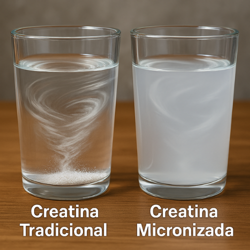 Creatina Tradicional x Creatina Micronizada